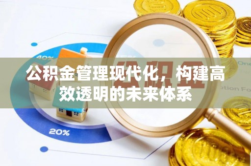 芜湖公积金管理现代化，构建高效透明的未来体系