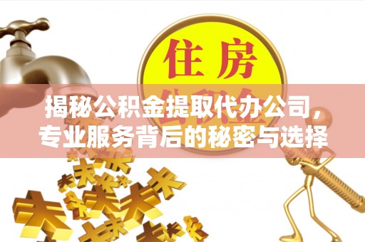 芜湖揭秘公积金提取代办公司，专业服务背后的秘密与选择指南
